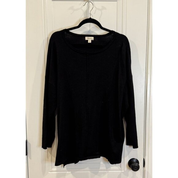 Style & Co. Sweaters - Style & Co. 4xl Black Sweater EUC Layering Fall Winter Scoop Neck Lightweight